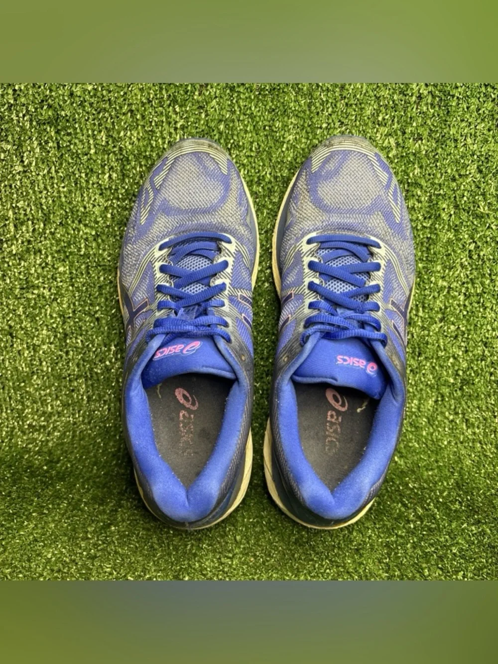 ASICS Gel-Nimbus 19‎ Women's Running Athletic Sneakers T750N Blue Size 8.5